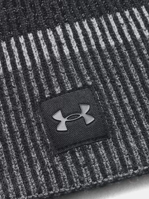 Čepice UNDER ARMOUR LAUNCH REFLECTIVE BEANIE 1386648-001 ČERNÁ