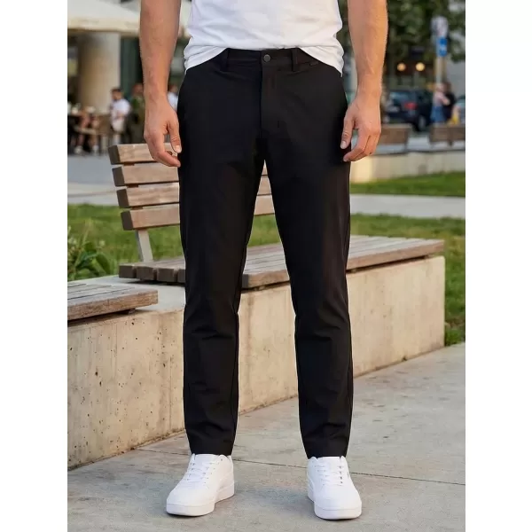  Pánské kalhoty ALTISPORT ATS TROUSER SLIM-FIT ČERNÁ 