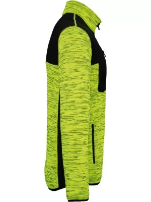 Unisex mikina Kariban WK | WK 9108 FLUORESCENT YELLOW MELANGE/BLACK