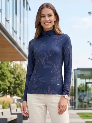 Dámské triko ALTISPORT GERDA TMAVĚ MODRÁ