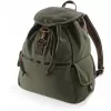 Plátěný vintage batoh Quadra | QD 612 VINTAGE MILITARY GREEN