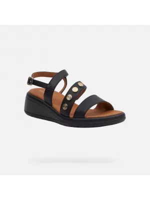 Dámské sandály GEOX MELICONIA G000972 ČERNÁ