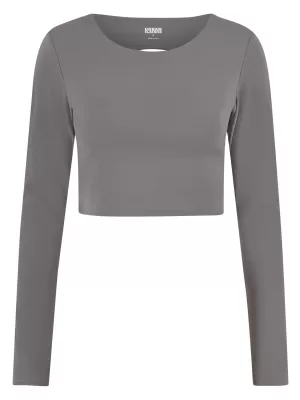Dámské triko URBAN CLASSICS TB7807 SENIOR GREY