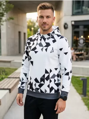 Pánská funkční mikina premium ALTISPORT VOJ/ALM108MI01 BÍLÁ