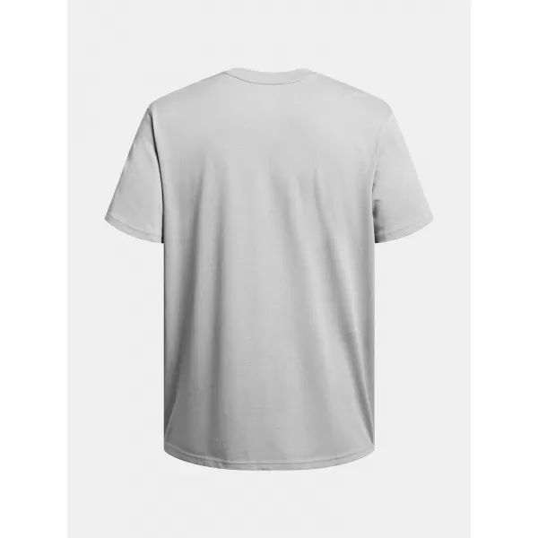  Pánské triko UNDER ARMOUR UA HW ARMOUR LABEL SS 1382831-011 ŠEDÁ 