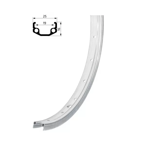  Ráfek KELLYS WASPER, 20H, AV, 16" silver SILVER 