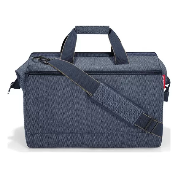  Taška REISENTHEL ALLROUNDER L POCKET HERRINGBONE DARK BLUE 