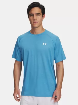 Pánské triko UNDER ARMOUR UA TECH TEXTURED SS 1382796-453 MODRÁ