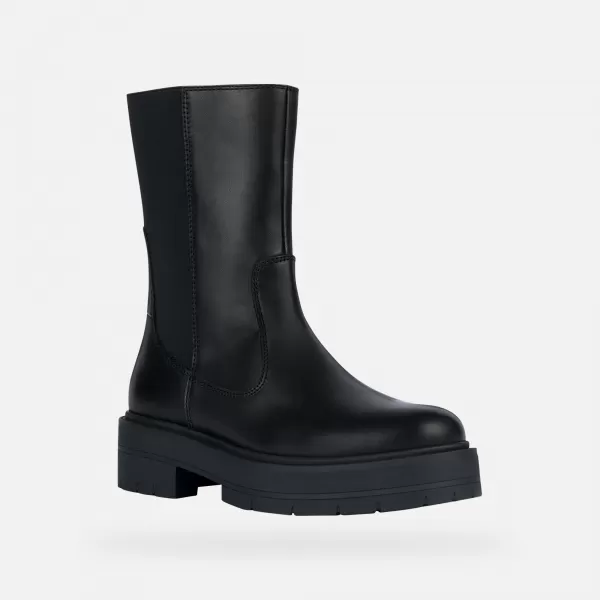  Dámská kotníková obuv GEOX G004255 ČERNÁ 