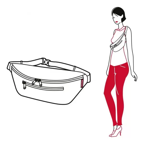  Ledvinka REISENTHEL BELTBAG M GLENCHECK RED 