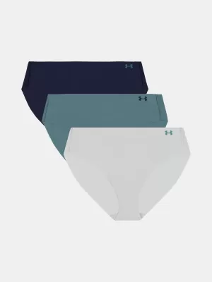 Dámské kalhotky UNDER ARMOUR UA PURE STRETCH NS (3KS) 1383897-014 HALO GRAY
