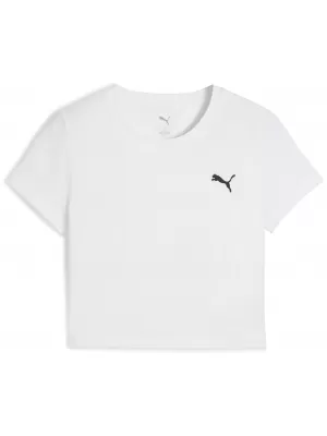 Dámské triko PUMA WARDROBE ESS BABY TEE 62974502 PUMA WHITE