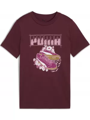 Dětské triko PUMA GRAPHIC SNEAKER TEE G 68849696 RUBY SHIMMER