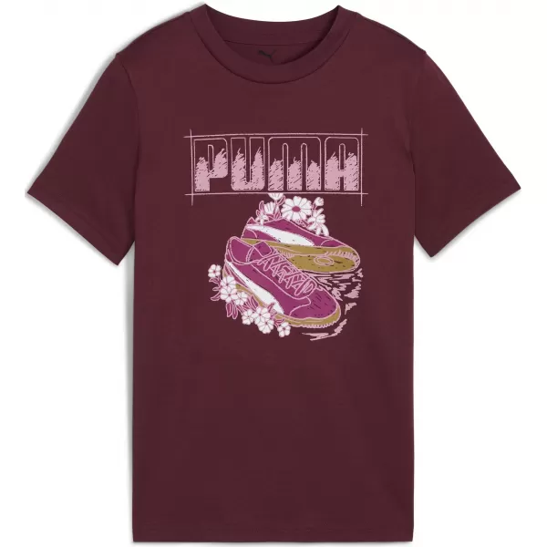  Dětské triko PUMA GRAPHIC SNEAKER TEE G 68849696 RUBY SHIMMER 
