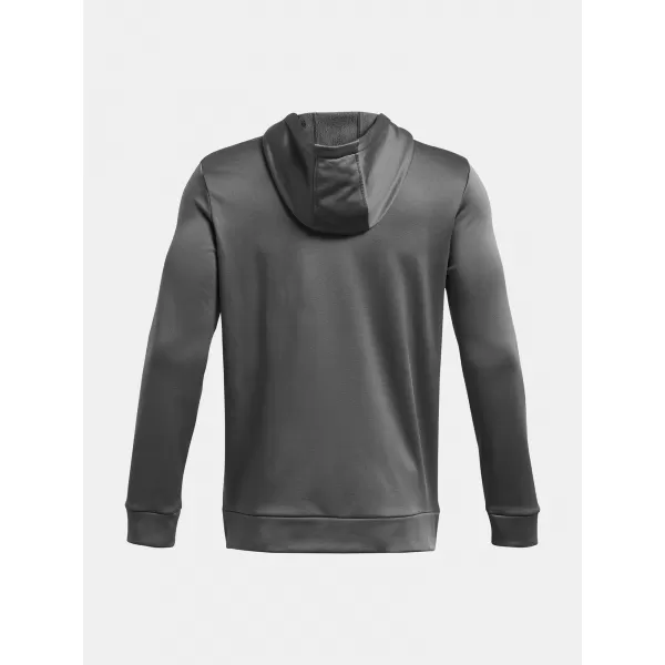  Pánská mikina UNDER ARMOUR UA ARMOUR FLEECE FZ HOODIE 1373357-025 ŠEDÁ 