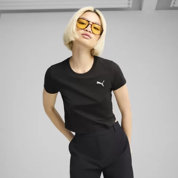  Dámské triko PUMA WARDROBE ESS BABY TEE 62974501 PUMA BLACK 