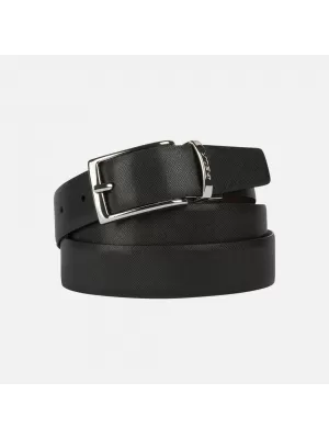 Pánský pásek GEOX G003643 ČERNÁ