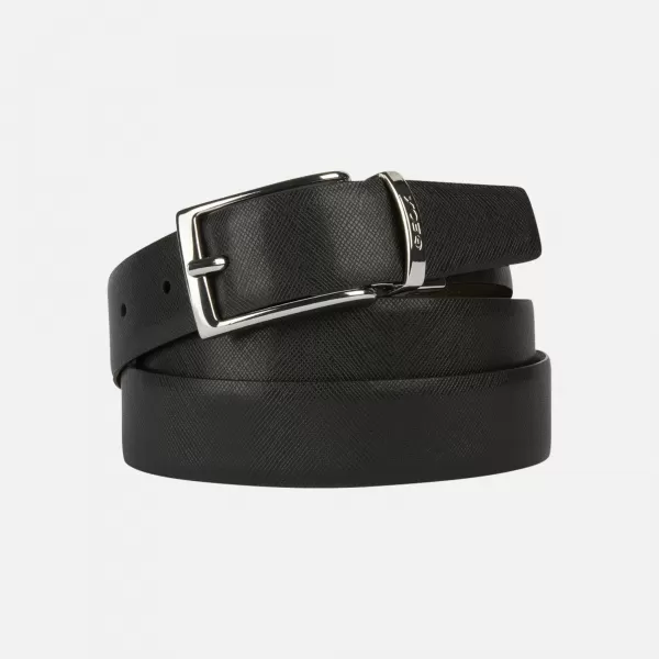  Pánský pásek GEOX G003643 ČERNÁ 