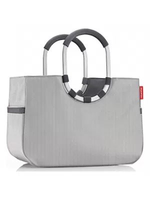 Kabelka REISENTHEL LOOPSHOPPER L HERRINGBONE GREY