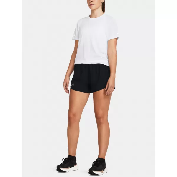  Dámské kraťasy UNDER ARMOUR UA FLY BY 3'' SHORTS 1382438-001 ČERNÁ 