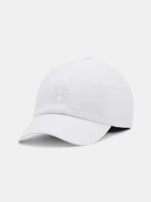 Dámská kšiltovka UNDER ARMOUR W ISO-CHILL ARMOURVENT ADJ 1383445-100 BÍLÁ