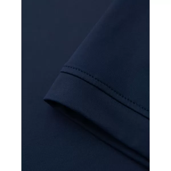  Pánské triko s límečkem OMBRE OM-POSS-0150 NAVY BLUE 