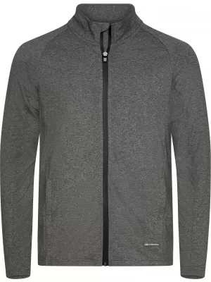 Pánská fleecová mikina CUTTER & BUCK | ADAPT FZ JACKET MEN ANTHRACITE MELANGE