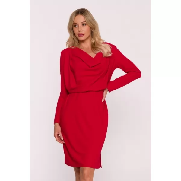  Dámské šaty STYLOVE S428 RED 