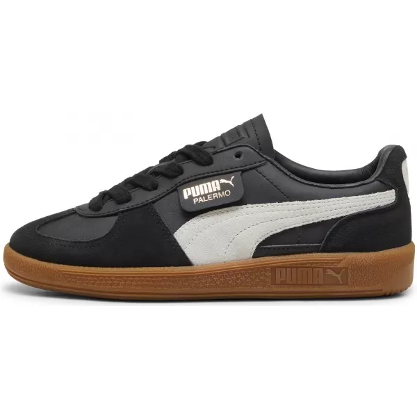  Dětské boty PUMA PALERMO LTH JR 39727503 PUMA BLACK/FEATHER GRAY/GUM 
