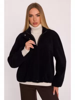 Dámský kabát MOE M885 BLACK