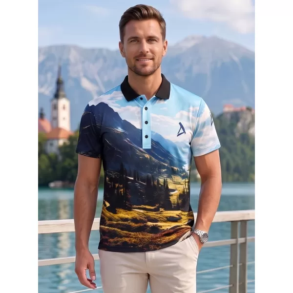  Pánské funkční triko s límečkem premium ALTISPORT VOJ/ALM116TR05 HORY 