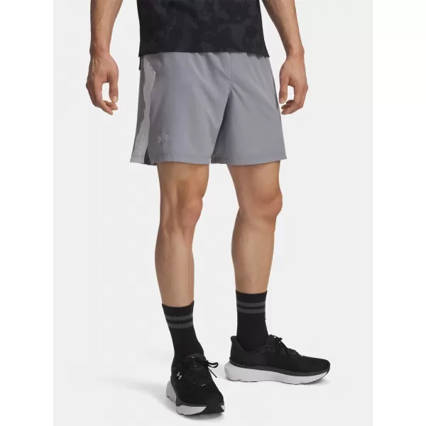  Pánské kraťasy UNDER ARMOUR UA LAUNCH PRO 7'' SHORTS 1376508-036 ŠEDÁ 