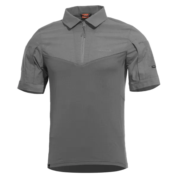  Pánské triko s límečkem PENTAGON RANGER SHORT ARM SHIRT K02013 WOLF/GREY 