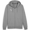 Pánská mikina PUMA TEAMGOAL CASUALS HOODED JACK 658595_33 MEDIUM GRAY HEATHER/WHITE