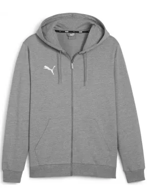 Pánská mikina PUMA TEAMGOAL CASUALS HOODED JACK 658595_33 MEDIUM GRAY HEATHER/WHITE