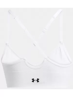 Dámská podprsenka UNDER ARMOUR VANISH SEAMLESS LOW BRA 1384417-100 BÍLÁ