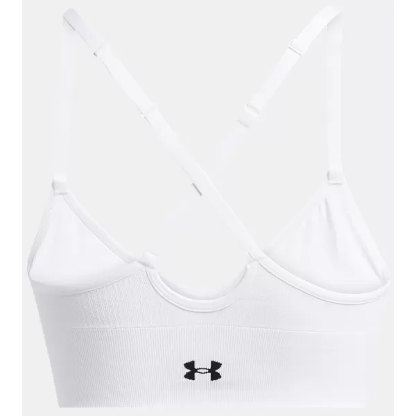  Dámská podprsenka UNDER ARMOUR VANISH SEAMLESS LOW BRA 1384417-100 BÍLÁ 