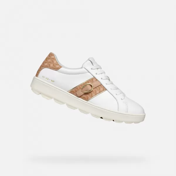  Dámské tenisky GEOX SPHERICA ECUB-1 BÍLÁ 