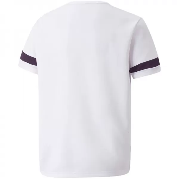  Dětský dres PUMA FASTPLAY JSY V JR STRIPES3 60588601 PUMA WHITE 