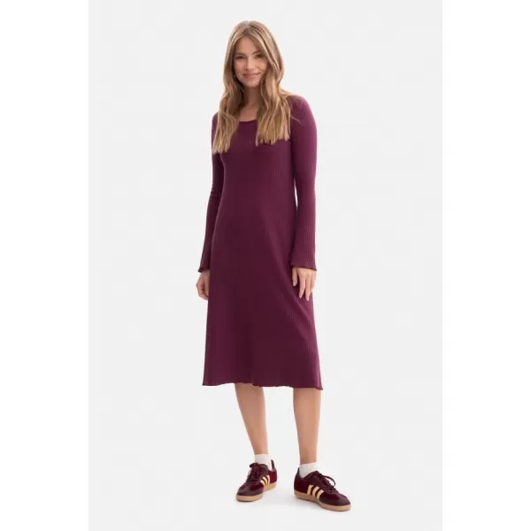  Dámské šaty BEWEAR B308 PLUM 