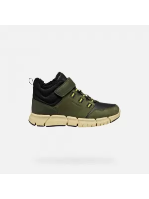 Chlapecké kotníkové boty GEOX FLEXYPER B ABX J949XA032MEC0498 KHAKI