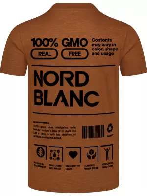 Pánské triko NORDBLANC CERTAINTY NBSMT8165 PUŠTÍKOVA HNĚDÁ