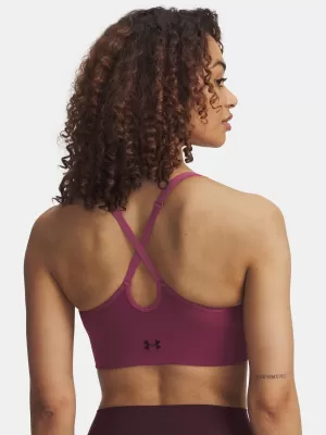 Dámská podprsenka UNDER ARMOUR VANISH SEAMLESS LOW BRA 1384417-659 ČERVENÁ