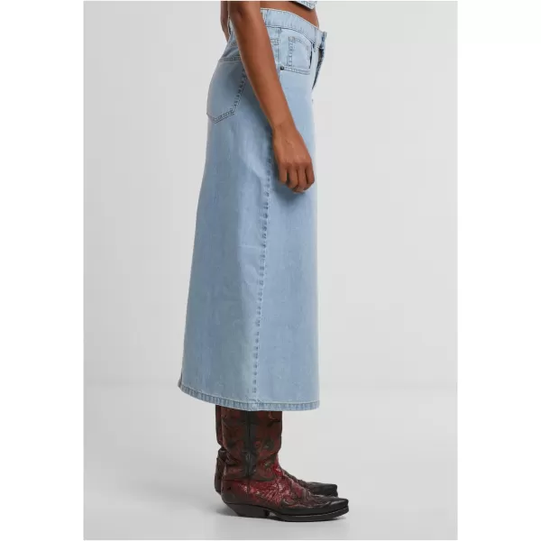  Dámská sukně URBAN CLASSICS TB7443 NEW LIGHT BLUE WASHED 