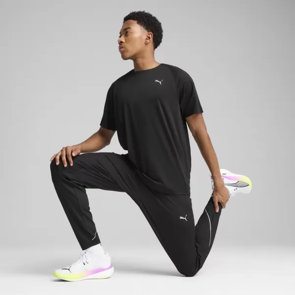 Pánské triko PUMA M RUN CLOUDSPUN TEE 52662901 PUMA BLACK 