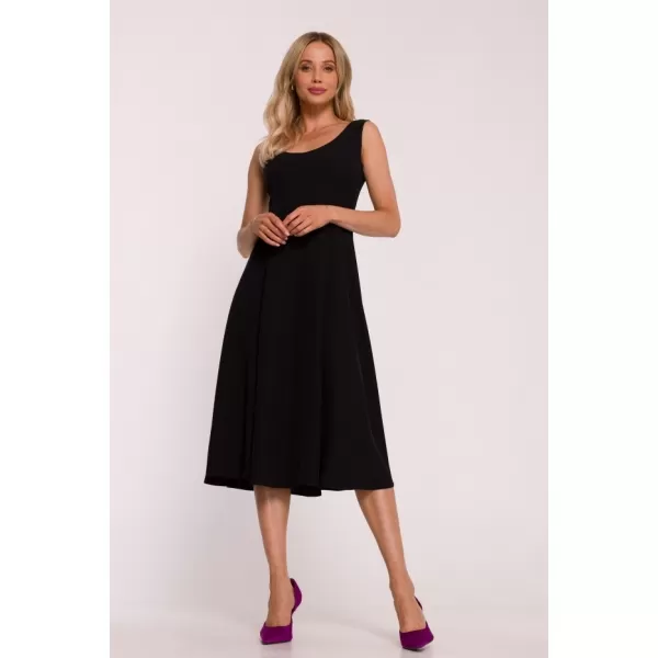  Dámské šaty STYLOVE S424 BLACK 