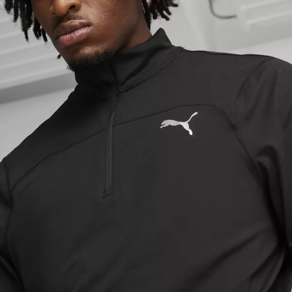  Sportovní triko PUMA RUN CLOUDSPUN 1/4 ZIP 52499201 PUMA BLACK 
