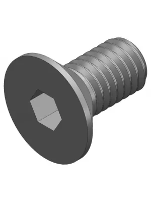 S_1028 - Screw_DIN 7991_M6x12 black BLACK