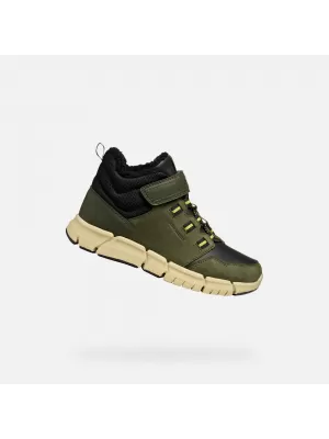 Chlapecké kotníkové boty GEOX FLEXYPER B ABX J949XA032MEC0498 KHAKI
