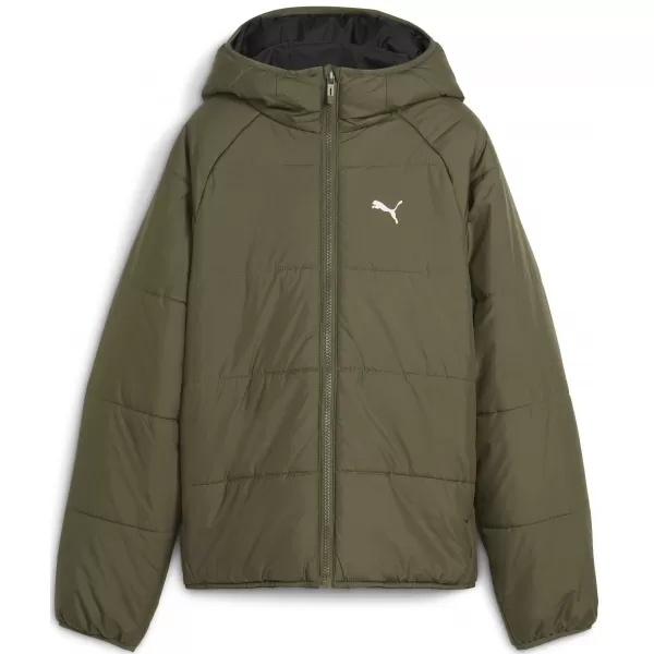  Dětské bunda PUMA REVERSIBLE PUFFER JACKET 68840781 LODEN GREEN 